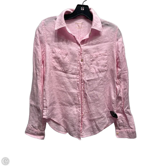 Top Long Sleeve Designer By Lilly Pulitzer In Pink, Size: Xxs