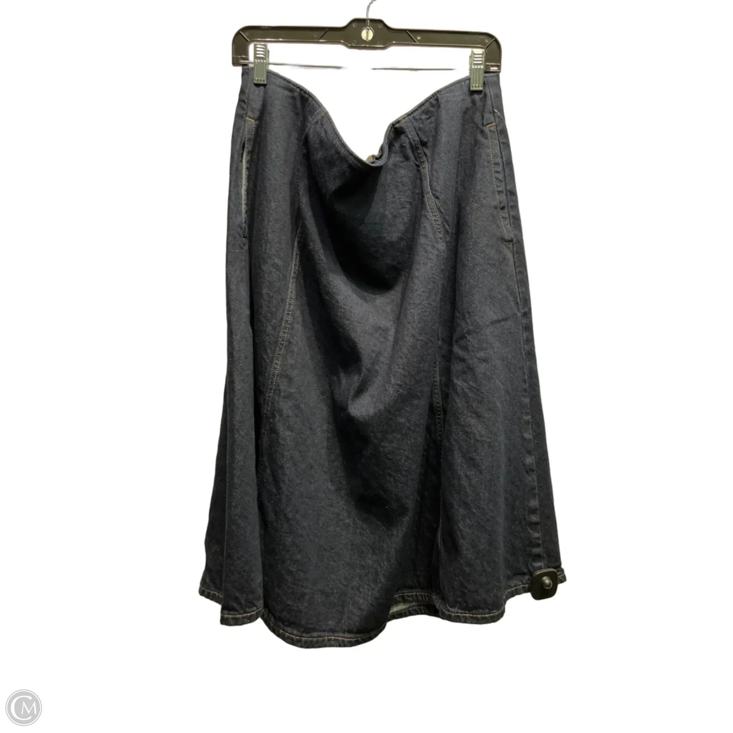 Skirt Maxi By Old Navy In Blue Denim, Size: 20