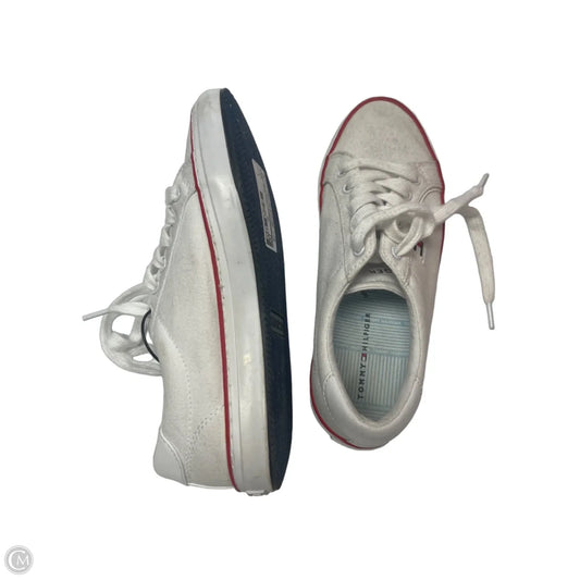 Shoes Sneakers By Tommy Hilfiger In Red & White, Size: 7
