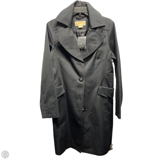 Coat Trench Coat By Michael By Michael Kors In Black, Size: M
