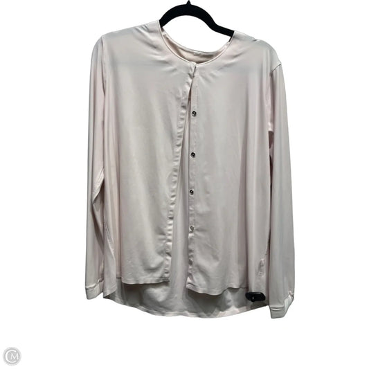 Athletic Top Long Sleeve Crewneck By Lululemon In Pink, Size: S