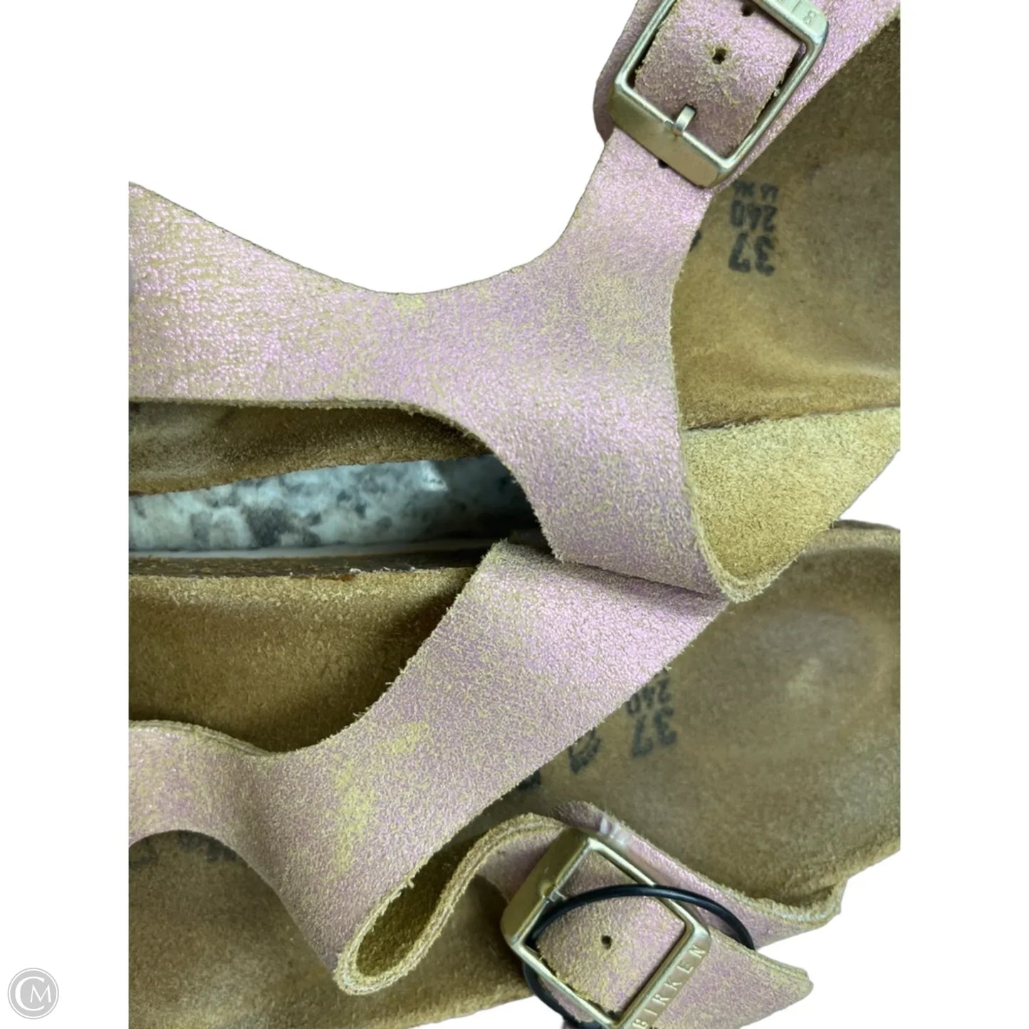 Sandals Flats By Birkenstock In Pink, Size: 6