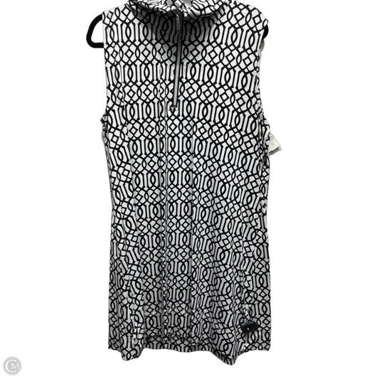 Dress Casual Short By Lulu B In Black & White, Size: 1x