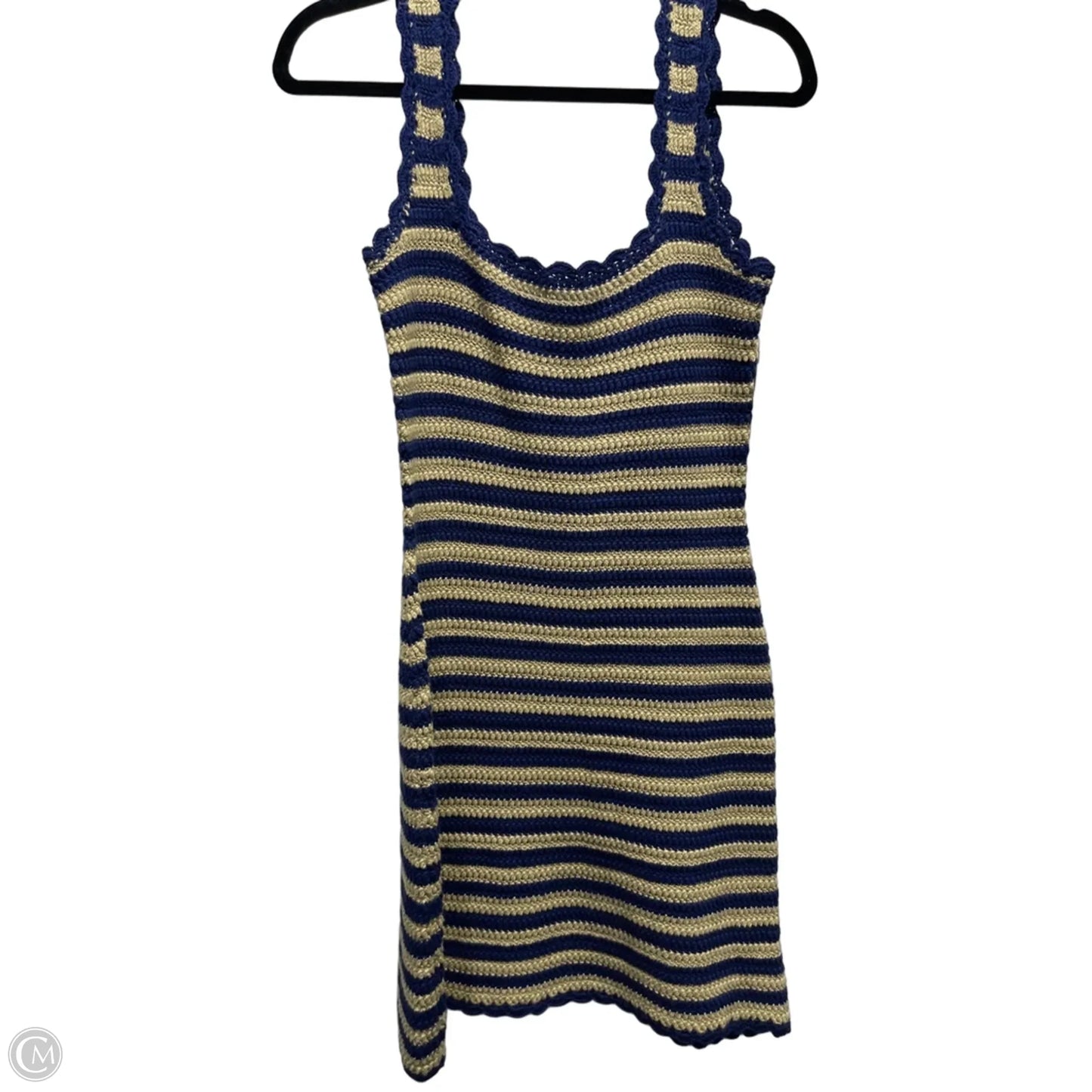Dress Casual Short By J. Crew In Blue & Tan, Size: S