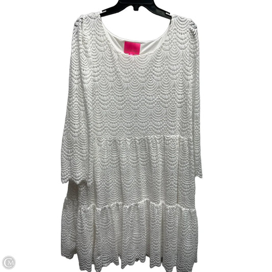 Dress Designer By Lilly Pulitzer In White, Size: Xl