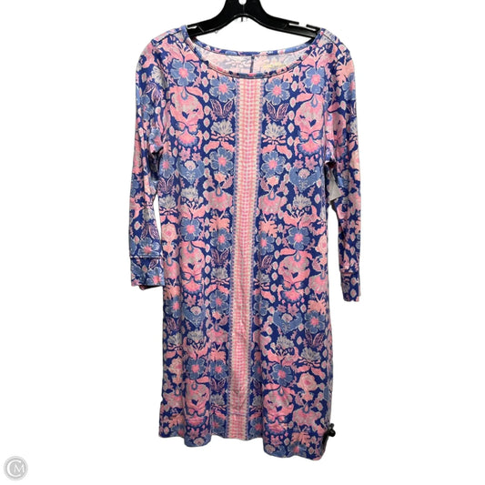 Dress Designer By Lilly Pulitzer In Blue & Pink, Size: M