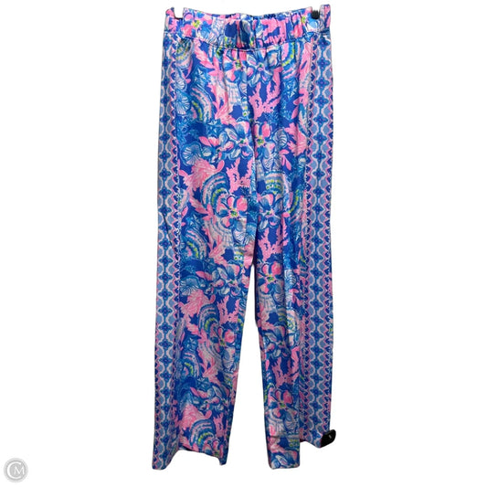 Pants Designer By Lilly Pulitzer In Blue & Pink, Size: Xs