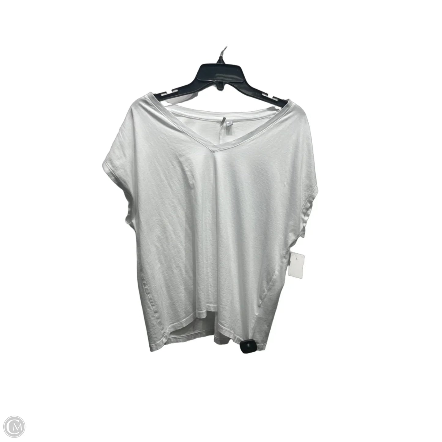 Top Short Sleeve Basic By Nordstrom In White, Size: Xl