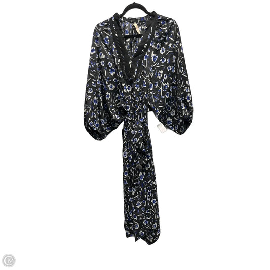 Dress Designer By Tory Burch In Black & Blue, Size: S