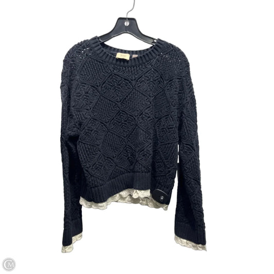 Sweater By Elie Tahari In Black & White, Size: L