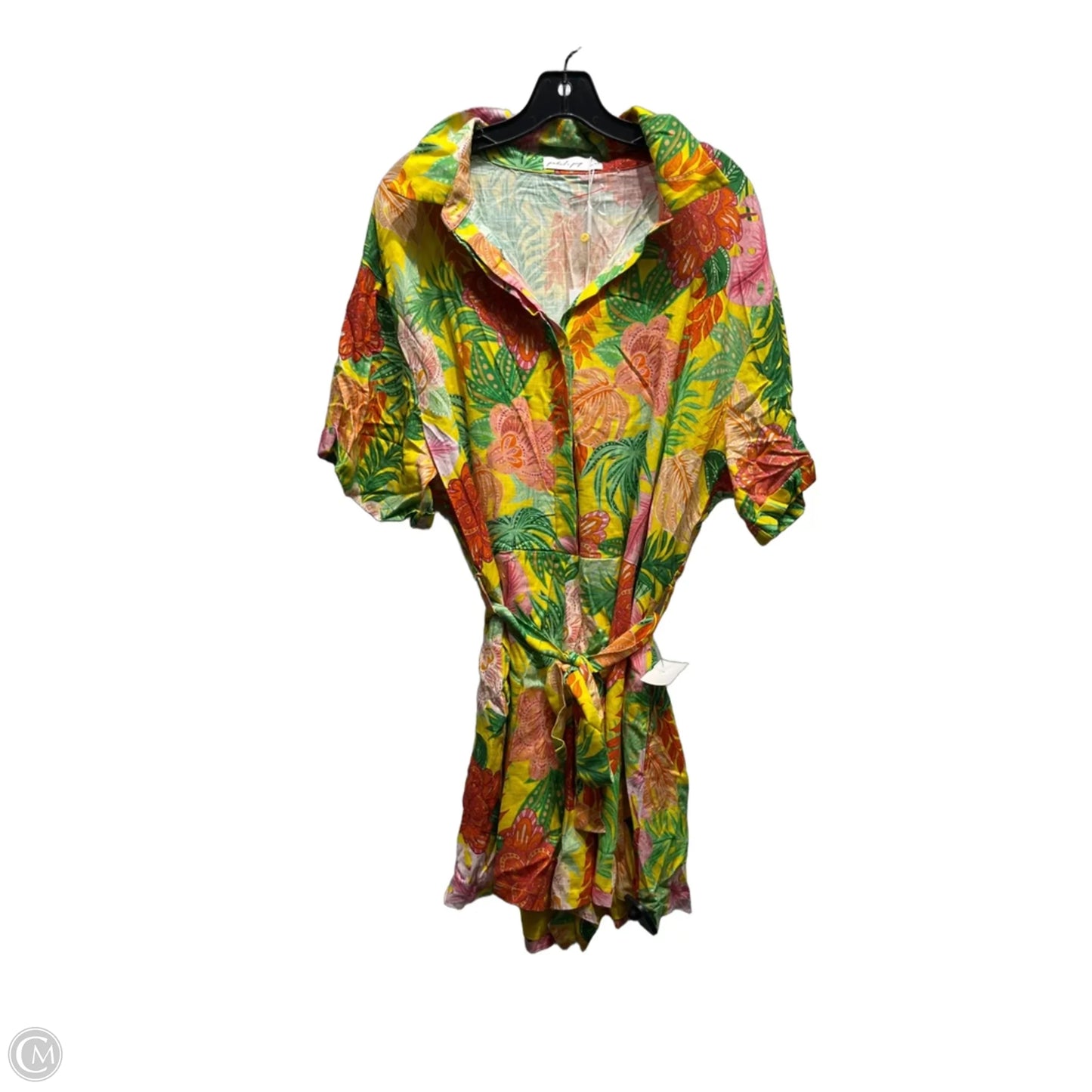 Romper By Petal & Pup In Orange & Pink, Size: Xl