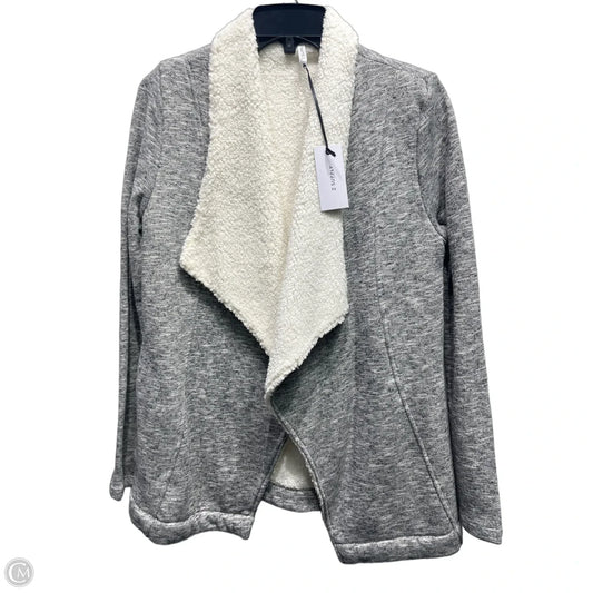 Sweater Cardigan By Z Supply In Grey & White, Size: Xs
