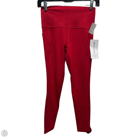 Athletic Capris By Athleta In Red, Size: Xs