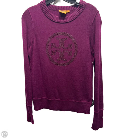 Sweater Designer By Tory Burch In Purple, Size: Xs