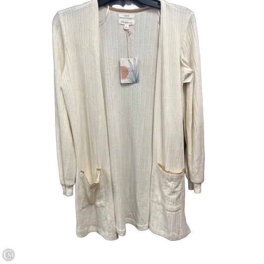 Cardigan By Blu Pepper In Tan, Size: S