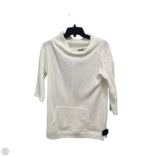 Top Long Sleeve By Talbots In White, Size: Sp