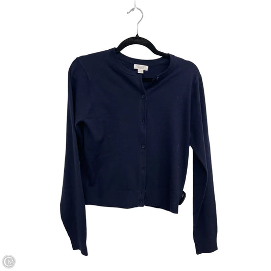 Sweater Cardigan By Nordstrom Rack In Navy, Size: M