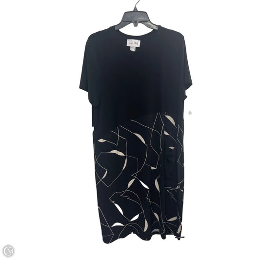 Dress Work By Joseph Ribkoff In Black & White, Size: 12