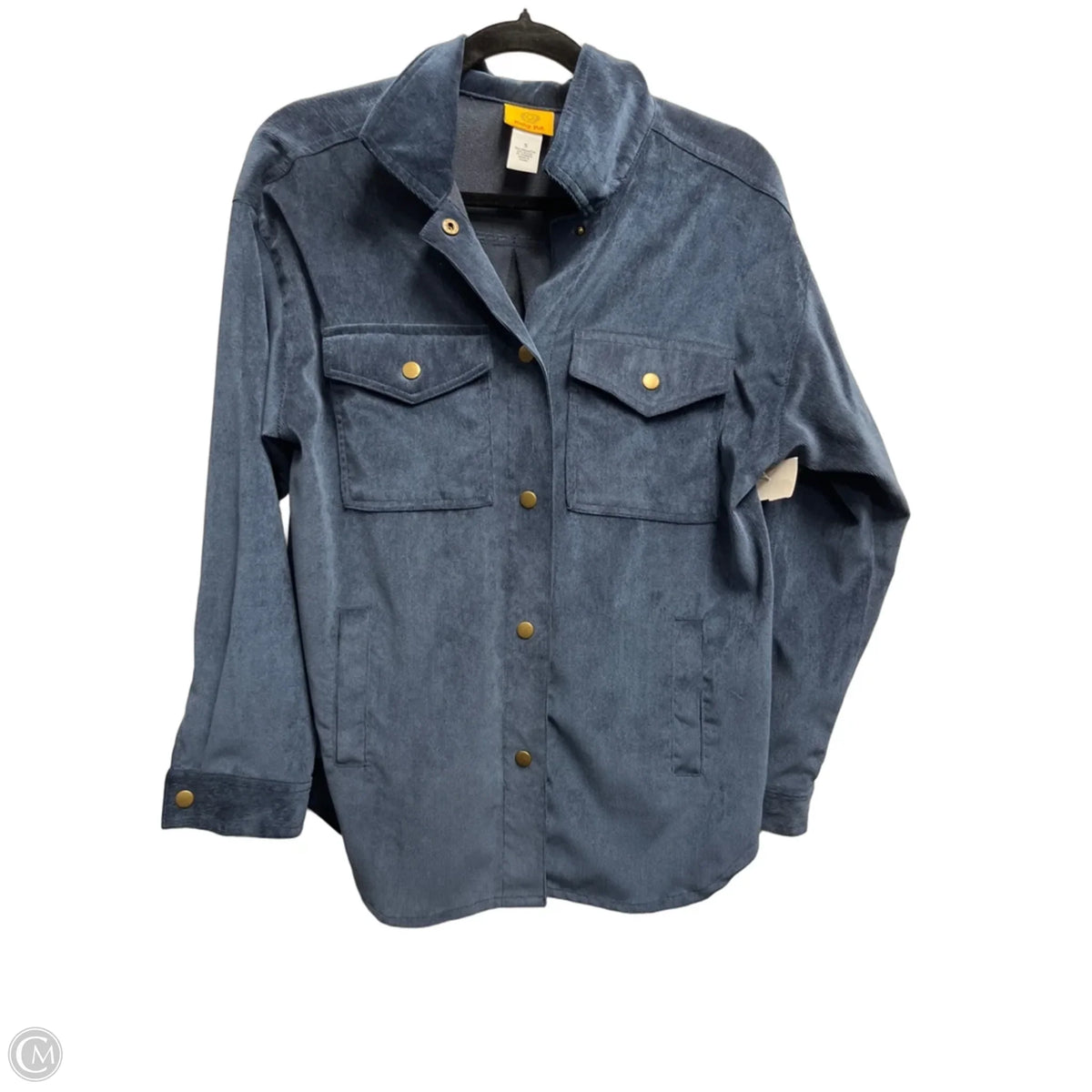 Jacket Shirt By Ruby Rd In Blue, Size: S
