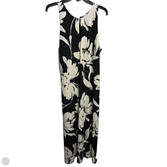 Dress Casual Maxi By Tommy Bahama In Black & White, Size: L