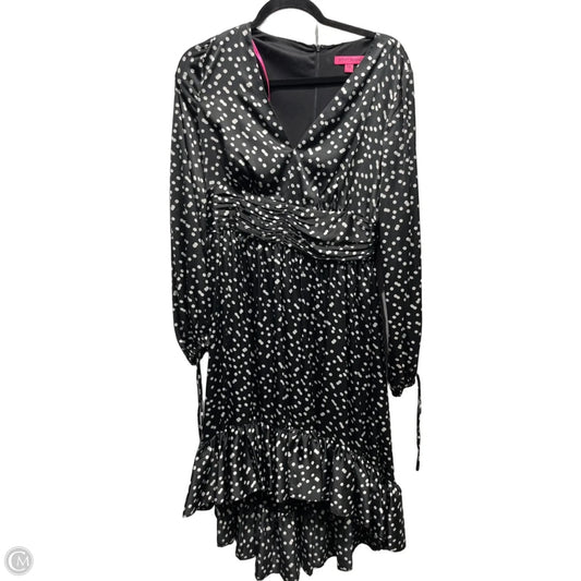 Dress Party Short By Betsey Johnson In Black & White, Size: 8