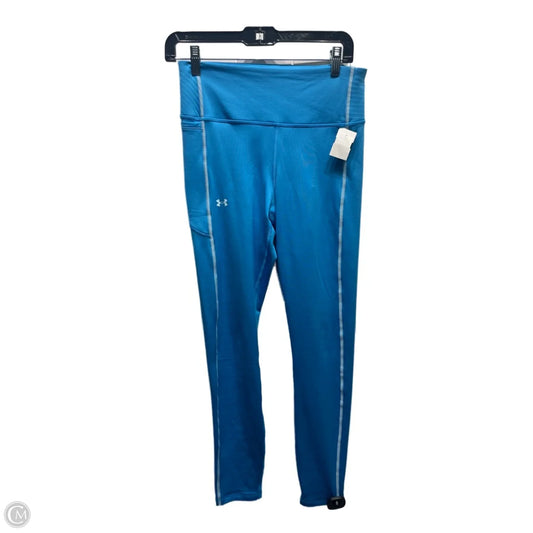 Athletic Leggings By Under Armour In Blue, Size: M