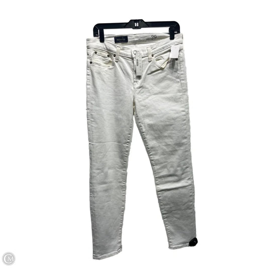 Jeans Skinny By J. Crew In White Denim, Size: 6