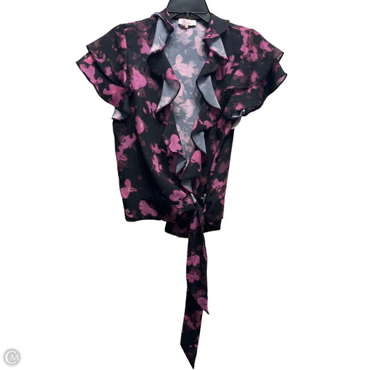 Top Short Sleeve By Parker In Purple, Size: Xs