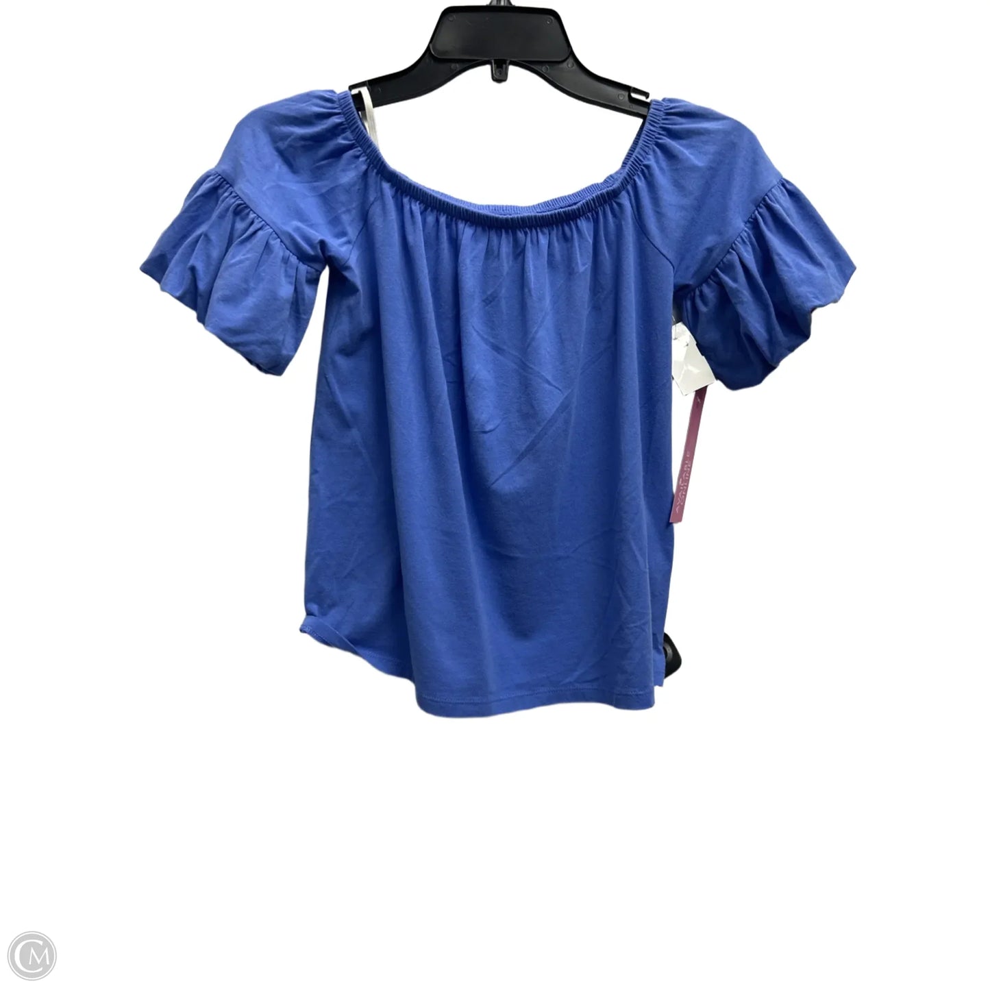 Top Short Sleeve Designer By Lilly Pulitzer In Blue, Size: Xxs