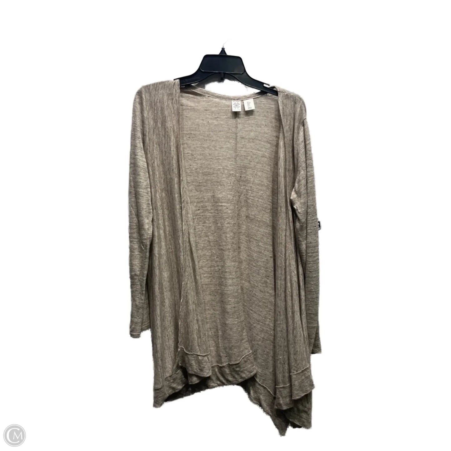 Cardigan By Clothes Mentor In Taupe, Size: S
