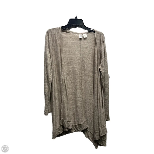 Cardigan By Clothes Mentor In Taupe, Size: S