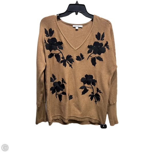 Sweater By Chicos In Tan, Size: M
