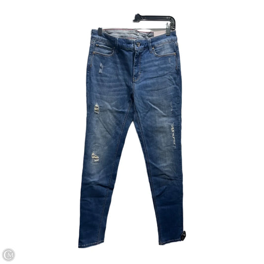 Jeans Skinny By White House Black Market In Blue Denim, Size: 4