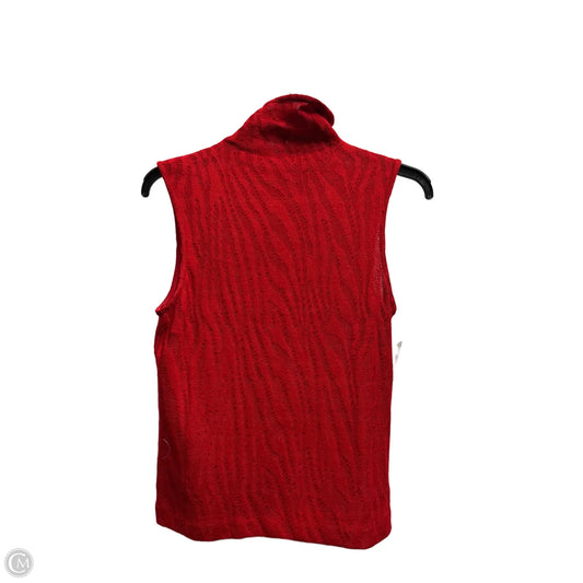 Top Sleeveless Luxury Designer By St John Collection In Red