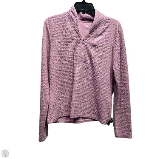Athletic Sweatshirt Collar By Apana In Pink, Size: M