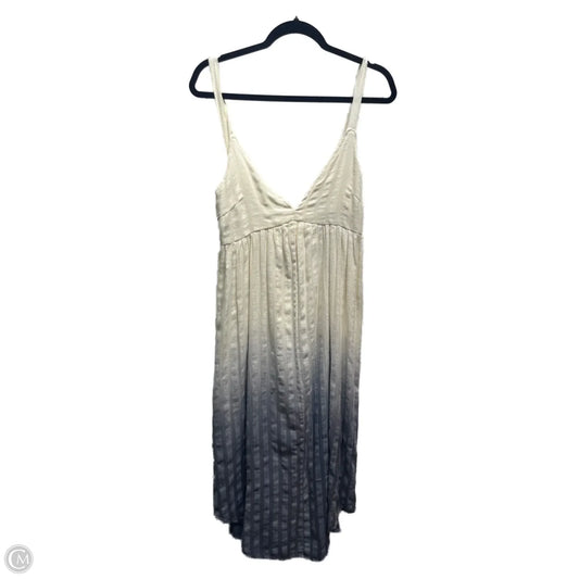 Dress Casual Short By Hem & Thread In Blue & Cream, Size: S