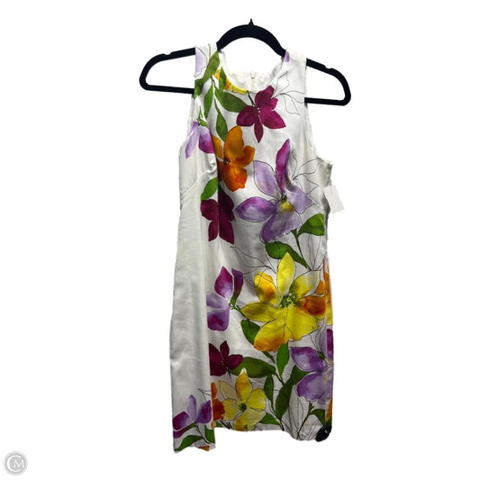 Dress Casual Short By London Times In Purple & White, Size: 4