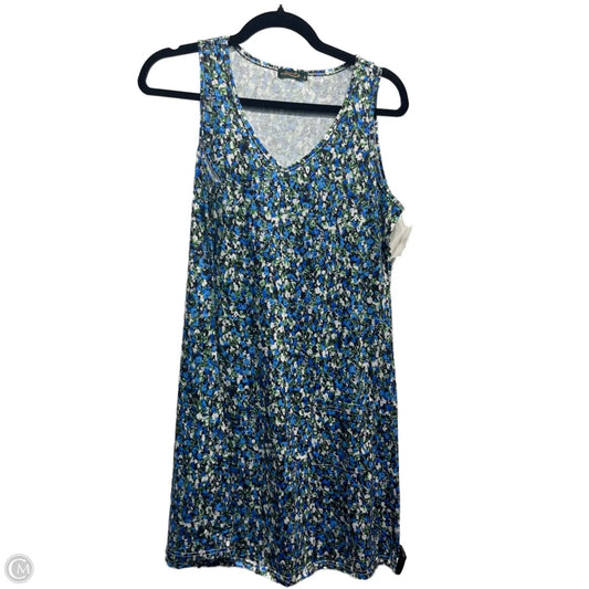 Dress Casual Short By ofeefan In Blue & Green, Size: S