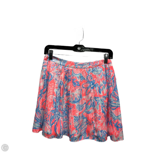 Skirt Designer By Lilly Pulitzer In Blue & Orange, Size: 0