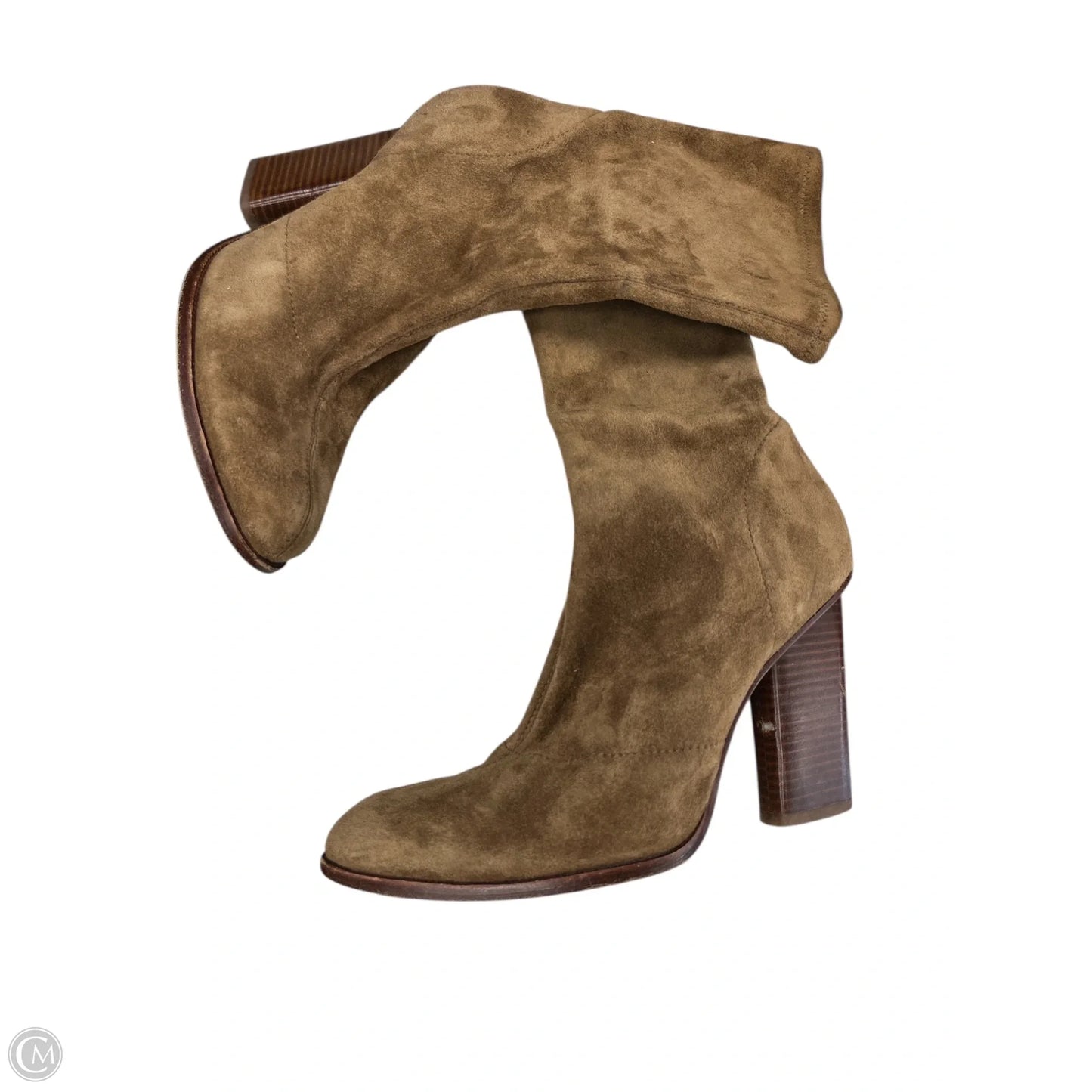 Boots Luxury Designer By Alexander Wang In Tan, Size: 7