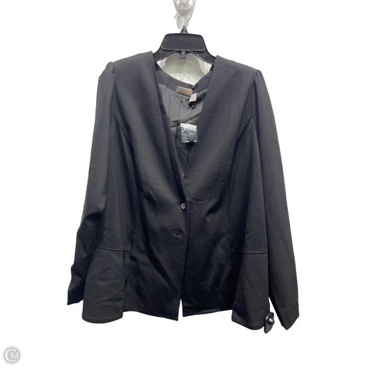 Blazer By Logo In Black, Size: 1x