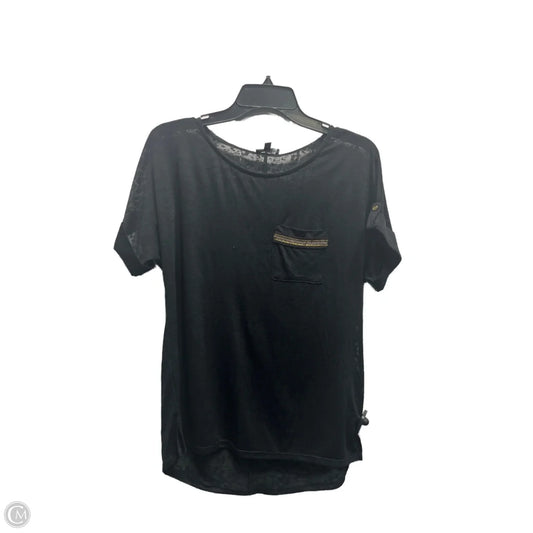 Top Short Sleeve By ava and grace In Black, Size: S