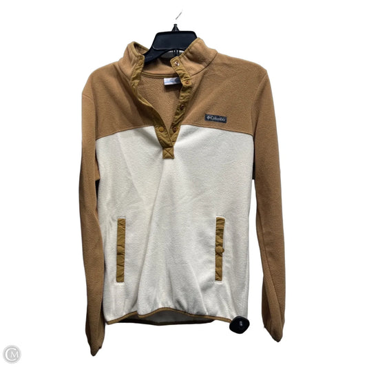 Sweatshirt Collar By Columbia In Tan, Size: M