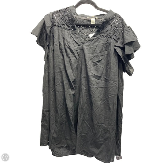 Dress Casual Short By H&m In Black, Size: Xl