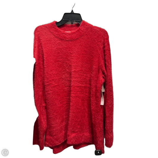 Sweater By Chicos In Red, Size: Xl