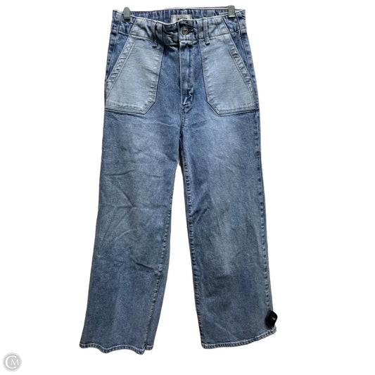 Jeans Wide Leg By Paige In Blue Denim, Size: 6