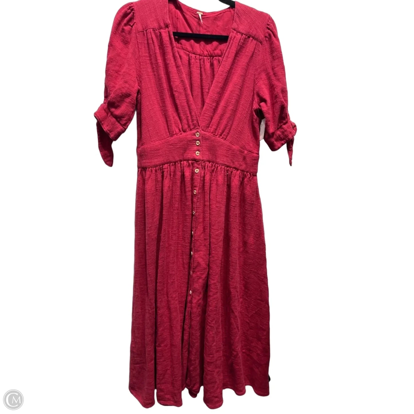 Dress Casual Midi By Free People In Red, Size: M
