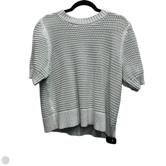Sweater Short Sleeve By Loft In Green, Size: Xl