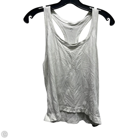 Athletic Tank Top By Lululemon In White, Size: 8