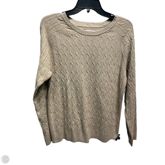 Sweater By Croft And Barrow In Tan, Size: S